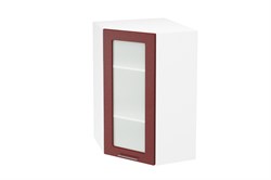 Валерия Шкаф верхний высокий угловой со стеклом ШВУС 599 СМ Сурская Мебель МФ - фото 11