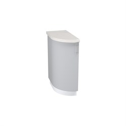 Валерия Шкаф нижний радиусный ШНТ 300S СМ Сурская Мебель МФ - фото 1