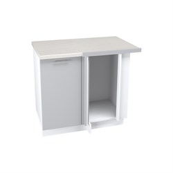 Валерия Шкаф нижний угловой ШНУ 990М СМ Сурская Мебель МФ - фото 1