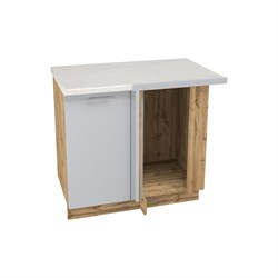 Валерия Шкаф нижний угловой ШНУ 990М СМ Сурская Мебель МФ - фото 3