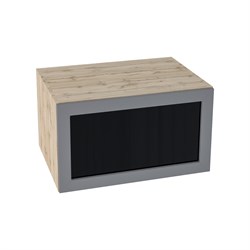 Глетчер Шкаф верхний высокий газовка со стеклом ШВГС 819 СМ Сурская Мебель МФ - фото 2