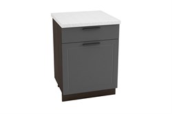 Глетчер Шкаф нижний с ящиками ШНЯ 601М СМ Сурская Мебель МФ - фото 8