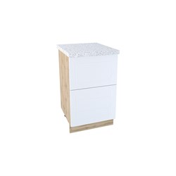 Глетчер Шкаф нижний с ящиками ШНЯ 502 СМ Сурская Мебель МФ - фото 3