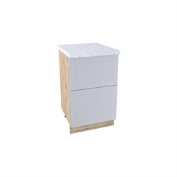 Глетчер Шкаф нижний с ящиками ШНЯ 502 СМ Сурская Мебель МФ - фото 6