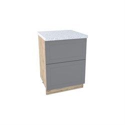 Глетчер Шкаф нижний с ящиками ШНЯ 602 СМ Сурская Мебель МФ - фото 9