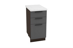 Глетчер Шкаф нижний с ящиками ШНЯ 403 СМ Сурская Мебель МФ - фото 8