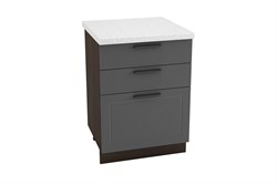 Глетчер Шкаф нижний с ящиками ШНЯ 603 СМ Сурская Мебель МФ - фото 9