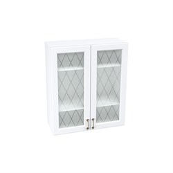 Ницца Шкаф верхний высокий со стеклом ШВС 809 СМ Сурская Мебель МФ - фото 1