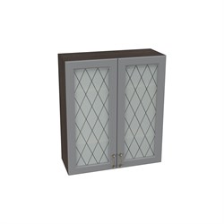 Ницца Шкаф верхний высокий со стеклом ШВС 809 СМ Сурская Мебель МФ - фото 16