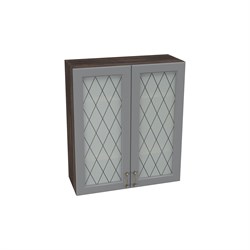 Ницца Шкаф верхний высокий со стеклом ШВС 809 СМ Сурская Мебель МФ - фото 17