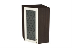 Ницца Шкаф верхний высокий угловой со стеклом ШВУС 599 СМ Сурская Мебель МФ - фото 6