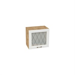 Ницца Шкаф верхний высокий газовка со стеклом ШВГС 509 СМ Сурская Мебель МФ - фото 7