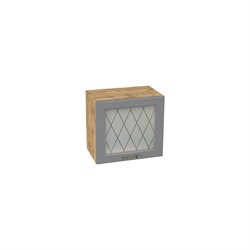 Ницца Шкаф верхний высокий газовка со стеклом ШВГС 509 СМ Сурская Мебель МФ - фото 11