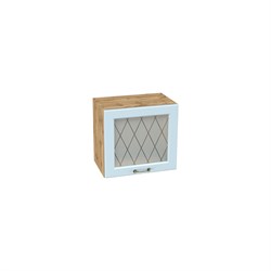 Ницца Шкаф верхний высокий газовка со стеклом ШВГС 509 СМ Сурская Мебель МФ - фото 15