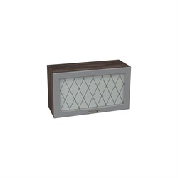 Ницца Шкаф верхний высокий газовка со стеклом ШВГС 809 СМ Сурская Мебель МФ - фото 11