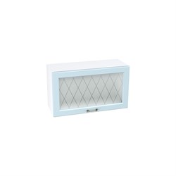 Ницца Шкаф верхний высокий газовка со стеклом ШВГС 809 СМ Сурская Мебель МФ - фото 12