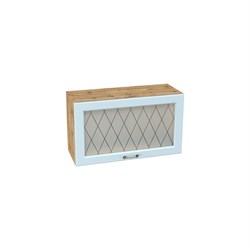 Ницца Шкаф верхний высокий газовка со стеклом ШВГС 809 СМ Сурская Мебель МФ - фото 14