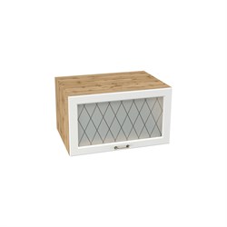 Ницца Шкаф верхний высокий газовка со стеклом ШВГС 819 СМ Сурская Мебель МФ - фото 7