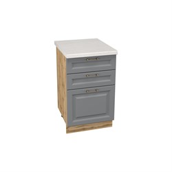 Ницца Шкаф нижний с ящиками ШНЯ 503 СМ Сурская Мебель МФ - фото 17