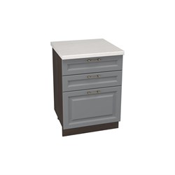 Ницца Шкаф нижний с ящиками ШНЯ 603 СМ Сурская Мебель МФ - фото 16