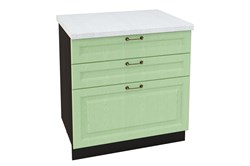 Ницца Шкаф нижний с ящиками ШНЯ 803 СМ Сурская Мебель МФ - фото 8