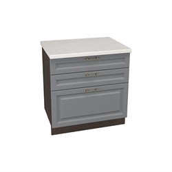 Ницца Шкаф нижний с ящиками ШНЯ 803 СМ Сурская Мебель МФ - фото 16