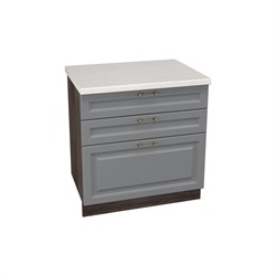 Ницца Шкаф нижний с ящиками ШНЯ 803 СМ Сурская Мебель МФ - фото 18