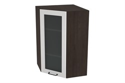 Ницца Royal Шкаф верхний высокий угловой со стеклом ШВУС 599 СМ Сурская Мебель МФ - фото 2