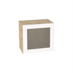 Ницца Royal Шкаф верхний высокий газовка со стеклом ШВГС 509 СМ Сурская Мебель МФ - фото 3