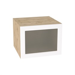 Ницца Royal Шкаф верхний высокий газовка со стеклом ШВГС 619 СМ Сурская Мебель МФ - фото 1