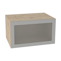 Ницца Royal Шкаф верхний высокий газовка со стеклом ШВГС 819 СМ Сурская Мебель МФ - фото 2