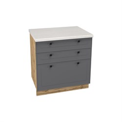 Перфетта Шкаф нижний с ящиками ШНЯ 803 СМ Сурская Мебель МФ - фото 7