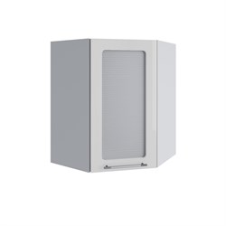 Капля Шкаф верхний угловой со стеклом ПУС 550 ДСВ ДСВ МФ - фото 1