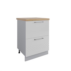 Капля Шкаф нижний с ящиками КМЯ 600 ДСВ ДСВ МФ - фото 1