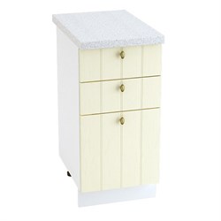 Прованс Шкаф нижний с ящиками ШНЯ 403 СМ Сурская Мебель МФ - фото 2