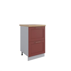 Квадро Шкаф нижний с ящиками КМЯ 500 ДСВ МФ - фото 11