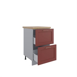 Квадро Шкаф нижний с ящиками КМЯ 500 ДСВ МФ - фото 12