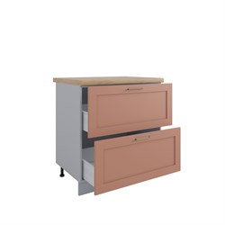 Квадро Шкаф нижний с ящиками КМЯ 800 ДСВ МФ - фото 20