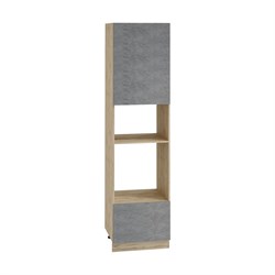 Хелмер Шкаф пенал высокий с ящиком ШП 606МН СМ Сурская Мебель МФ - фото 3