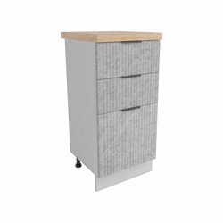 Монца Шкаф нижний МСЯШ 400 ДСВ ДСВ МФ - фото 2