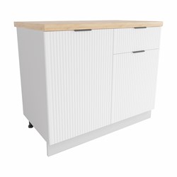 Монца Шкаф нижний с ящиками СШ 1000 ДСВ ДСВ МФ - фото 1