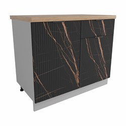 Монца Шкаф нижний с ящиками СШ 1000 ДСВ ДСВ МФ - фото 5