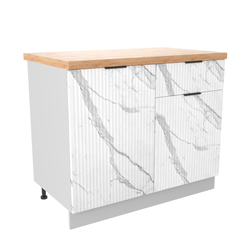 Монца Шкаф нижний с ящиками СШ 1000 ДСВ ДСВ МФ - фото 6