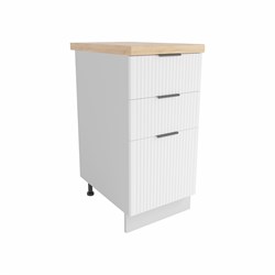 Монца Шкаф нижний с ящиками СЯШ 400 ДСВ ДСВ МФ - фото 1