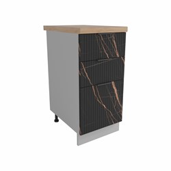 Монца Шкаф нижний с ящиками СЯШ 400 ДСВ ДСВ МФ - фото 5