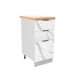 Монца Шкаф нижний с ящиками СЯШ 400 ДСВ ДСВ МФ - фото 6