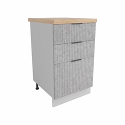 Монца Шкаф нижний с ящиками СЯШ 500 ДСВ ДСВ МФ - фото 2