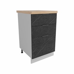 Монца Шкаф нижний с ящиками СЯШ 500 ДСВ ДСВ МФ - фото 3