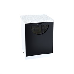 Мемфис Шкаф нижний со стеклом левый ШНС 600М СМ Сурская Мебель МФ - фото 3