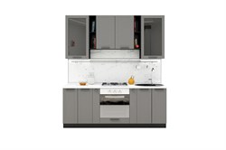 Глетчер Кухонный гарнитур 2,1м h-2340 СМ  - фото 3